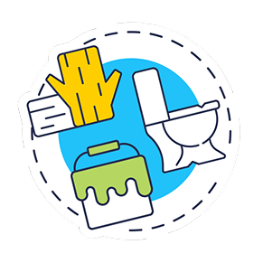 construction and demolition materials icon